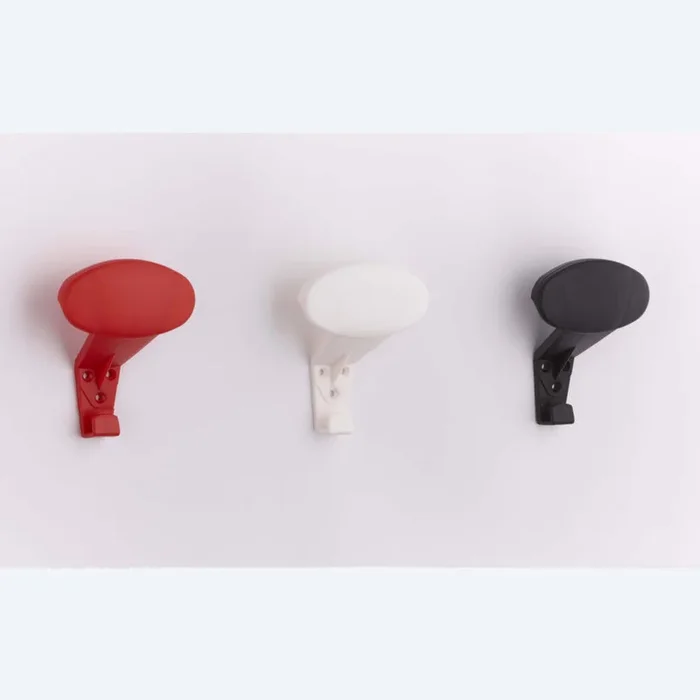 Portemanteau plastique 1 tête Coloris blanc – MOTTEZ – B729VBC