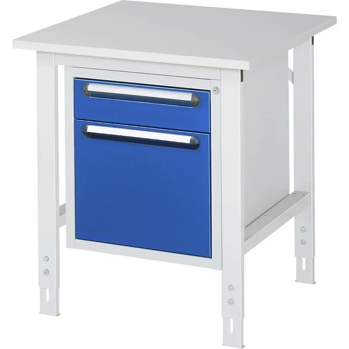 Poste de travail avec armoire à tiroirs