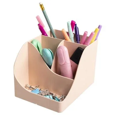 Pot à crayons Exacompta Pen-Wave Skandi 5 compartiments – Rose nude