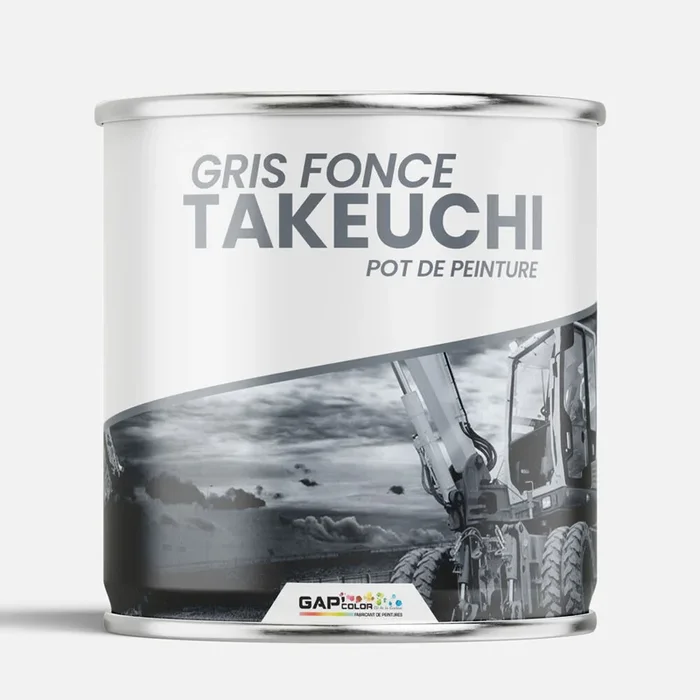 POT DE PEINTURE 5KG GRIS FONCE TAKEUCHI