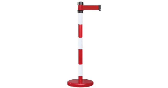 Poteau r/b avec ruban rouge 2,30 m MW Tools