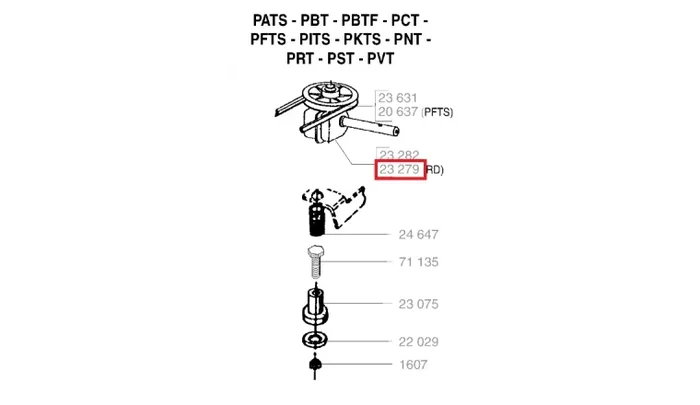 Poulie de boitier de traction Tondeuse PGT, PRT … – Ref 23279 – Outils Wolf