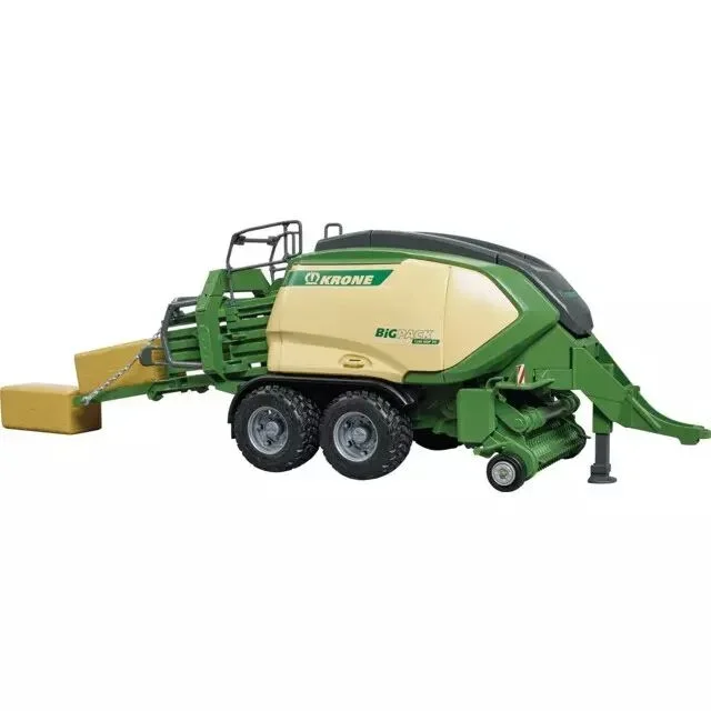 Presse Krone big pack 1290 vc et bottes de paille au 1/16eme Bruder