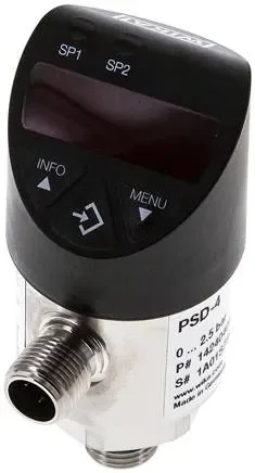 Pressostat électronique, 0 à 100 bar, G 1/4&Prime; (filetage mâle), 4-20 mA – standard, avec IO-Link