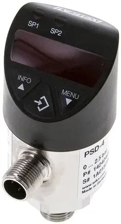 Pressostat électronique, 0 à 2,5 bar, G 1/4″ (filetage mâle), 4-20 mA – Standard