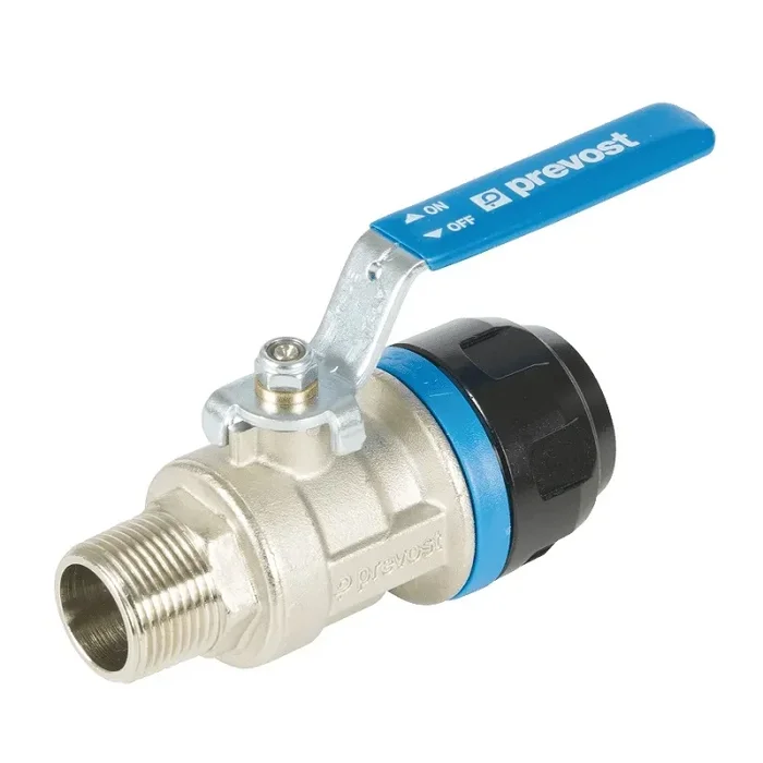 PRÉVOSTE TUYAUX AVEC FILETAGE EXTERNE pour tube avec Ø extérieur=16 AG BSPT=R 1/2 AG NPT=