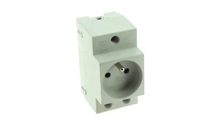 Prise 2P + T modulaire pour Tableau Electrique 16A – 250V – 84 x 66 x 44 mm – Ref 707600 – DEBFLEX