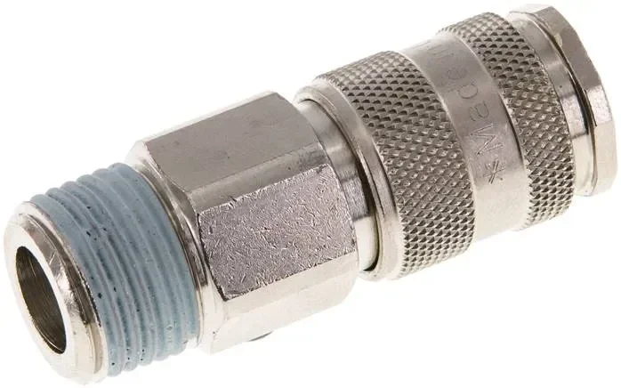 Prise d’accouplement (ARO/ORION) R 1/2″(AG), verrouillage à billes