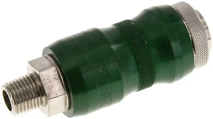 Prise d&rsquo;accouplement de sécurité (NW7,2) R 1/4&Prime;(AG) avec HSV