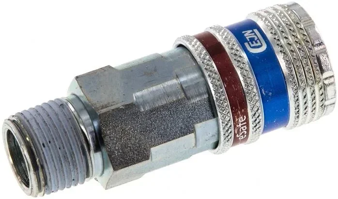 Prise d&rsquo;accouplement de sécurité (NW7,2) R 3/8&Prime;(AG), CEJN