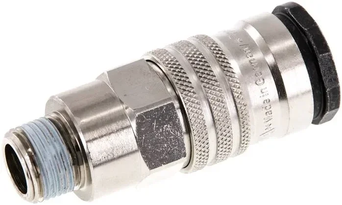 Prise d’accouplement (NW10) R 3/8″(AG), laiton / acier