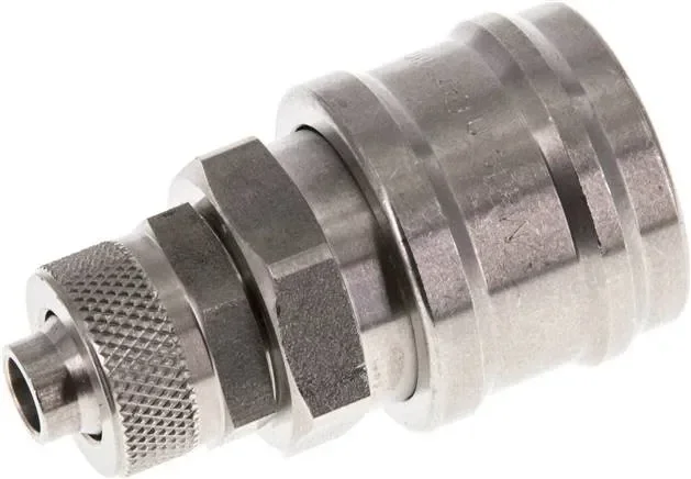 Prise d’accouplement (NW7,2) tuyau 10x8mm, acier inoxydable