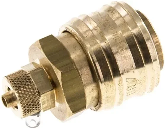 Prise d&rsquo;accouplement (NW7,2) tuyau 6x4mm, laiton