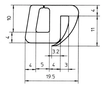 Profil jd 9d 389 au m BUISARD – 611022