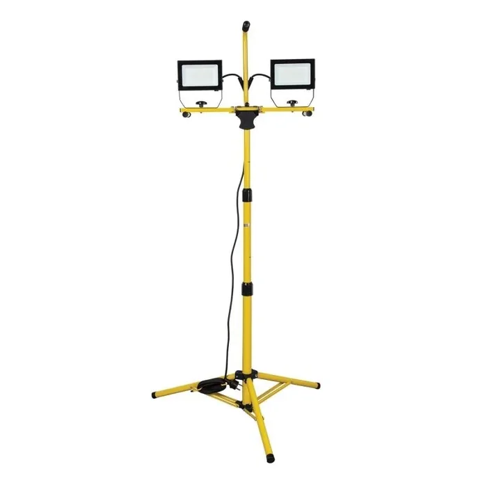 PROJECTEUR LED 2x50W sur trépied avec câble 3 m H05RN-F – VELAMP – ST748NG