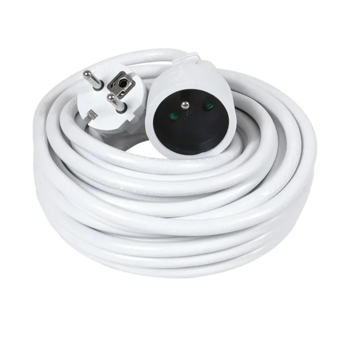 PROLONGATEUR 2P+T 16A 3G1,5 MM² HO5VV-F 10M BLANC – DEBFLEX – 335601