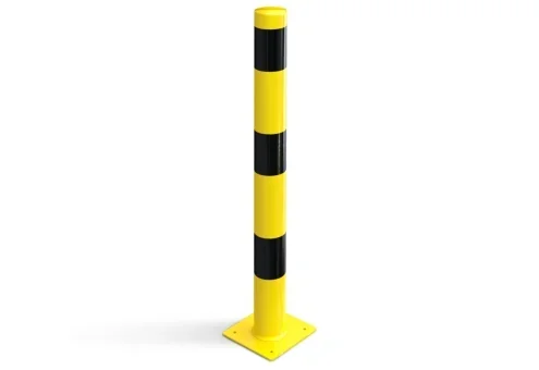 Protection rayonnage, borne, hauteur 1.200 mm avec 4 x boulons d’ancrage