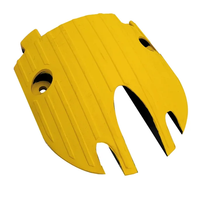 Protège câble RS PRO, Ø interne: 1 x 45mm, long. 210mm, Caoutchouc Jaune