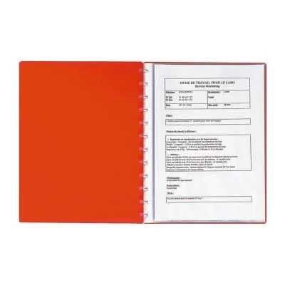 Protège-documents à anneaux Exacompta – 30 pochettes – assortis