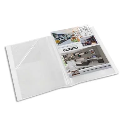 Protège-documents A3 – 40 vues 20 pochettes – couverture 7/10e – pochettes 7/100e – translucide