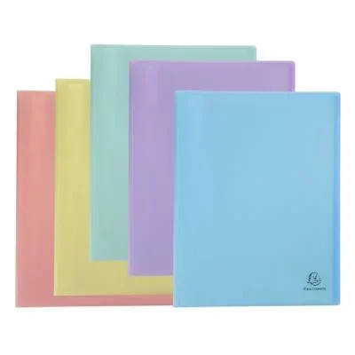 Protège-documents Exacompta A4 Chromaline 50 pochettes – Coloris assortis pastel