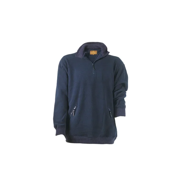 Pull de travail polaire 100% polyester couleur bleu taille L