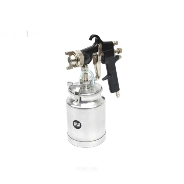 Pulvérisateur de peinture pneumatique HBM avec puissance d&rsquo;aspiration 1000 ml