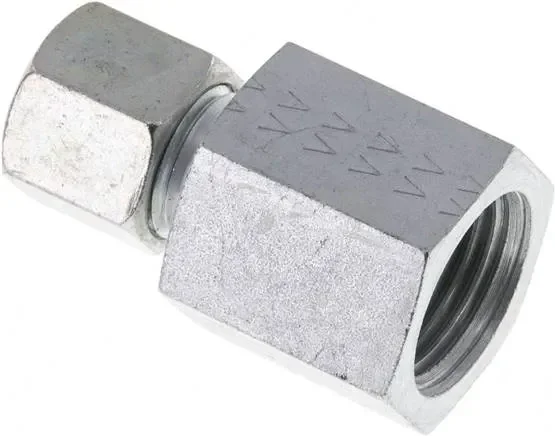 Raccord à bague coupante à visser G 1/2&Prime;-10 L (M16x1,5), acier galvanisé