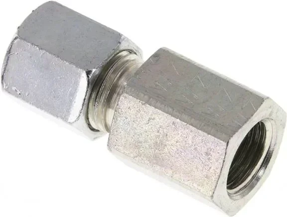 Raccord à bague coupante à visser G 1/4&Prime;-6 S (M14x1,5), acier galvanisé