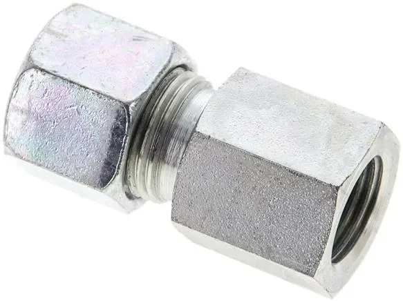 Raccord à bague coupante à visser M 16×1,5-10 S (M18x1,5), acier galvanisé