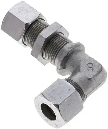 Raccord à bague coupante Schott angulaire 14 S (M22x1,5), acier galvanisé