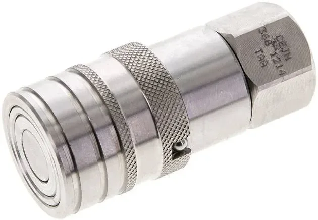 Raccord à face plate ES ISO 16028, taille de douille 2, G 3/8″, Cejn