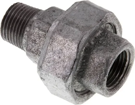 Raccord à joint plat Rp/R 1/2″ (FF/FM)