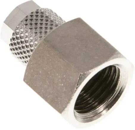 Raccord à visser G 1/4″-6x4mm, laiton nickelé