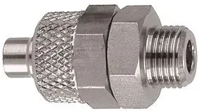 Raccord à visser / G 3/8 G 3/8 a. pour tuyau 12×9 / Acier inoxydable 110676