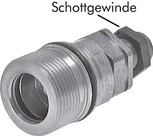 Raccord à visser Schott, manchon taille 4, 16 S (M24x1,5)
