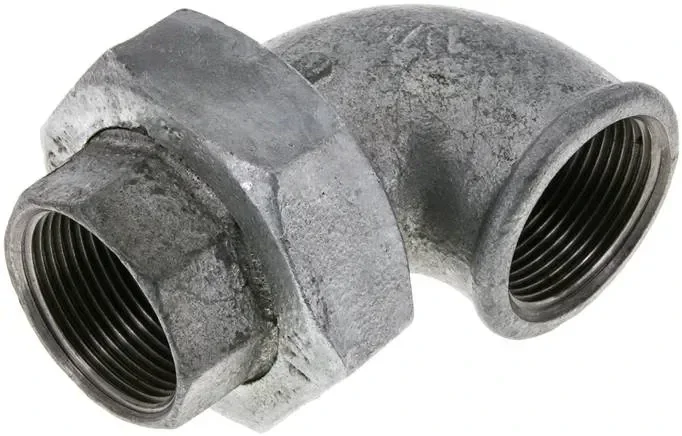 Raccord coudé à joint plat Rp 1-1/4&Prime; (FF)