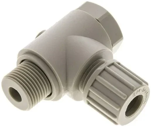 Raccord coudé G 3/8&Prime;-10x8mm, polypropylène, vis creuse