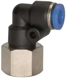Raccord coudé / R 3/8 i. / Tuyau-ø 16 -Série bleue- 109374