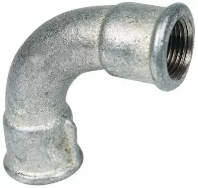 Raccord courbé 90° fonte F/F 12X17 3/8 »