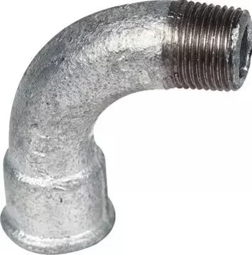 Raccord courbé 90° fonte M/F 26×34 1 »