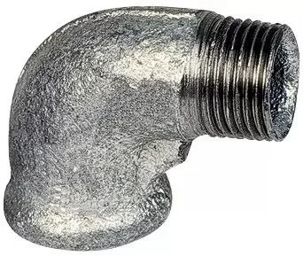 Raccord courbé 90° petit rayon fonte F/M 8×13 1/4 »