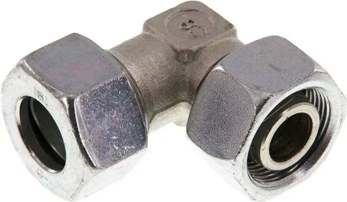 Raccord d&rsquo;angle réglable 18 L (M26x1,5), acier galvanisé