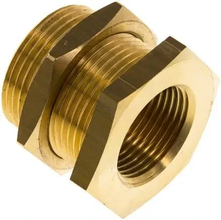Raccord de cloison G 3/4&Prime;-M 34×2, laiton