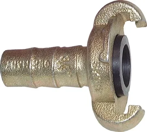 Raccord de compresseur flexible 10 mm, acier galvanisé, joint NBR