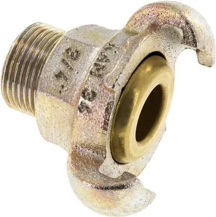 Raccord de compresseur G 3/4&Prime;(AG), acier galvanisé, joint en laiton