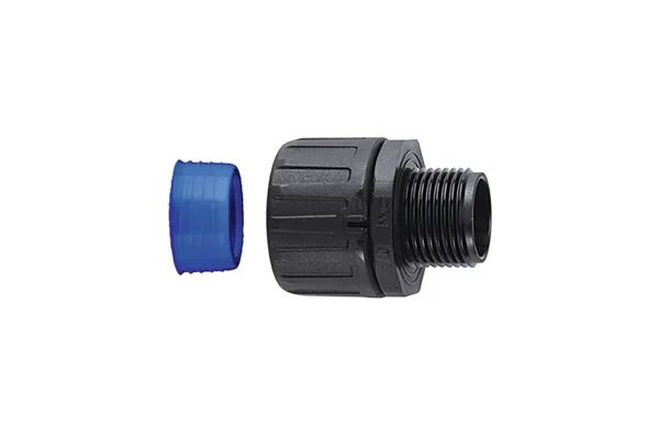 Raccord de conduit HellermannTyton GHL, M40, en Polyamide