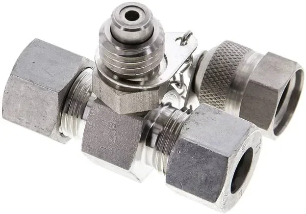 Raccord de mesure M16x2, 12 L (M18x1,5) raccord HD, 1.4571