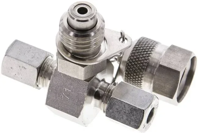Raccord de mesure M16x2, 6 L (M12x1,5) raccord HD, 1.4571