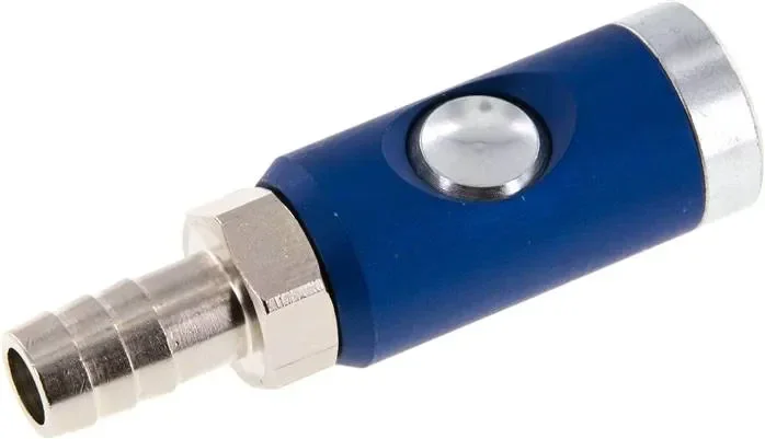 Raccord de sécurité à bouton-poussoir (NW7,2), 13 (1/2&Prime;)mm slot, acier galvanisé